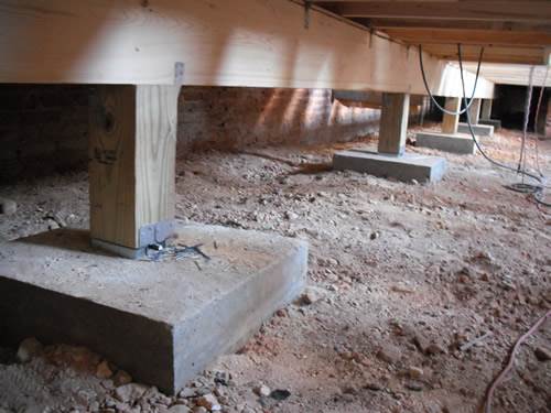 Pier and Beam Foundation Repair and Drainage